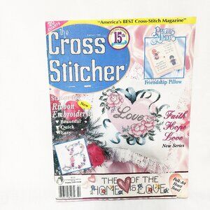 The Cross Stitcher Magazine Patterns Feb 1999 Faith Hope Love Precious Moments